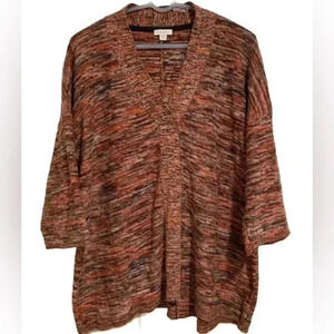 Pure Jill Women’s V-Neck Sweater Size XS Pullover Knit Blouse Cotton/ Polyester